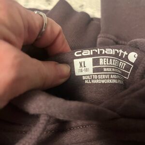 Carhartt XL Relaxed Fit Hoodie - Dark Brown